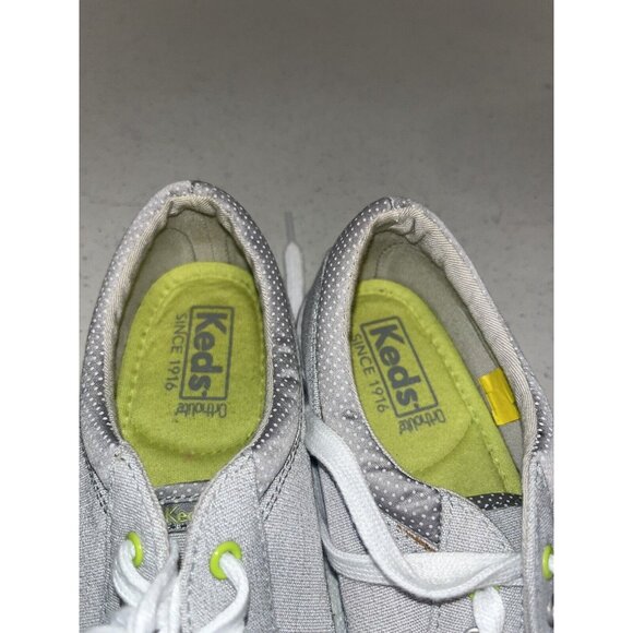 Keds Vollie Drizzle Gray Ortholite Womens 6 Shoes Sneakers - Picture 6 of 8